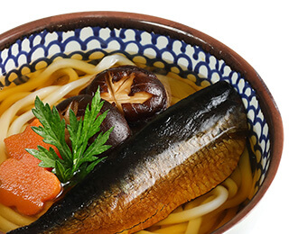청어 조림 우동