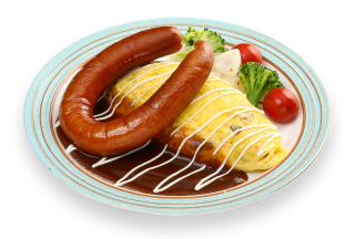 킬바사 소시지 오므라이스