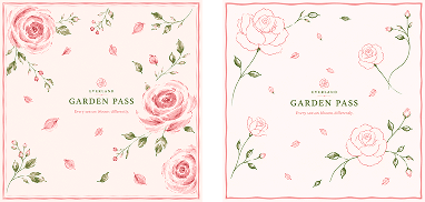 Rose Atelier 굿즈 : 쁘띠 로즈 손수건