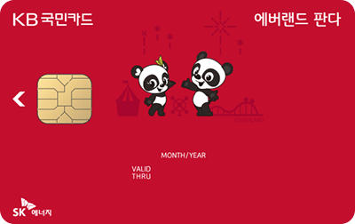 KB 국민에버랜드 판다카드 이미지