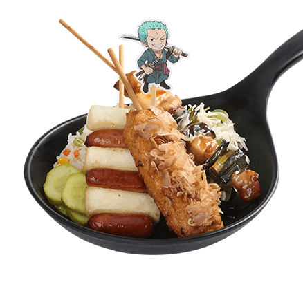 조로의 삼도류 꼬치 프라이 라이스 사진