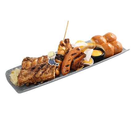 상디의 비비큐 플레이트 사진