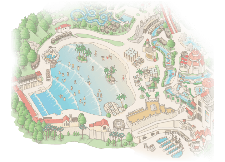 원피스 푸드 스트리트 MAP